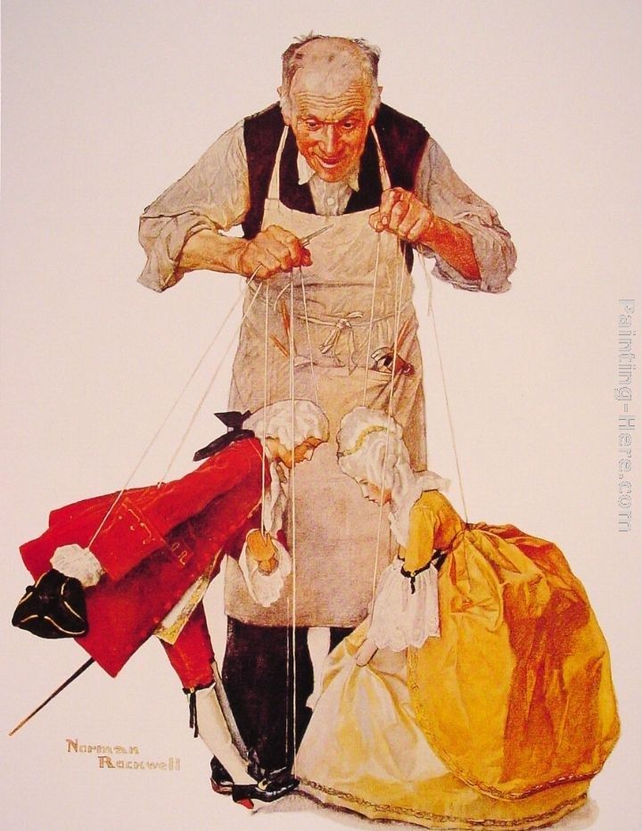 Norman Rockwell The Puppeteer
